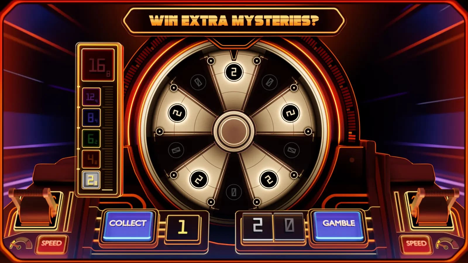Mystery Gambler bonus artwork, frame 1 of 6