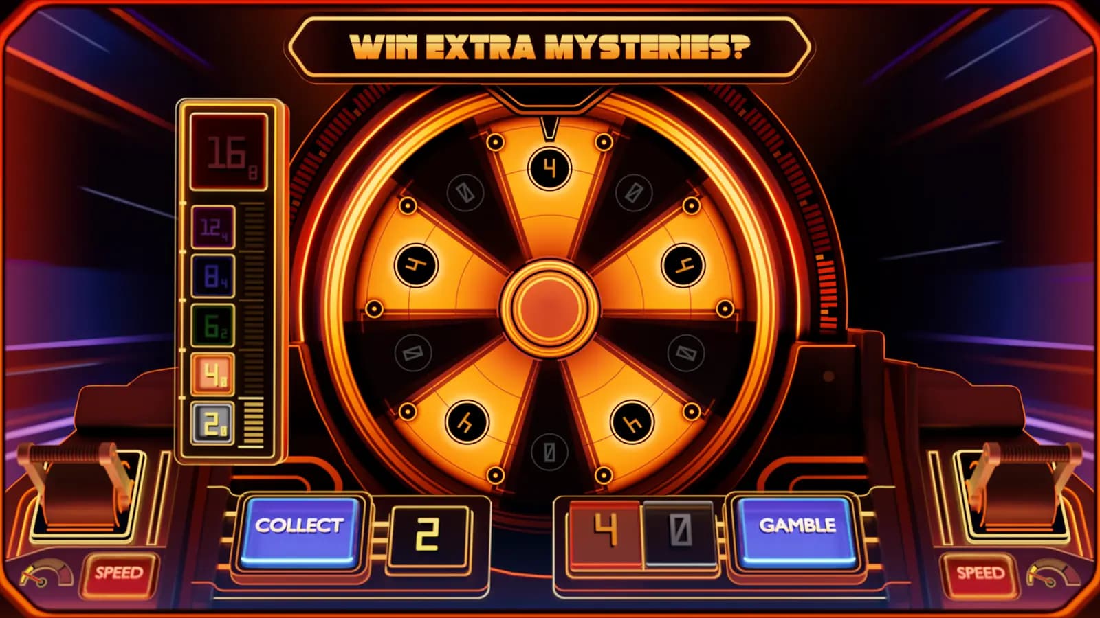 Mystery Gambler bonus artwork, frame 2 of 6