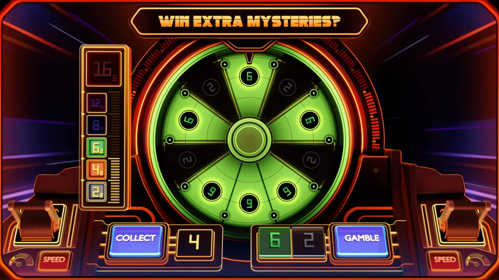 Mystery Gambler bonus artwork, frame 3 of 6
